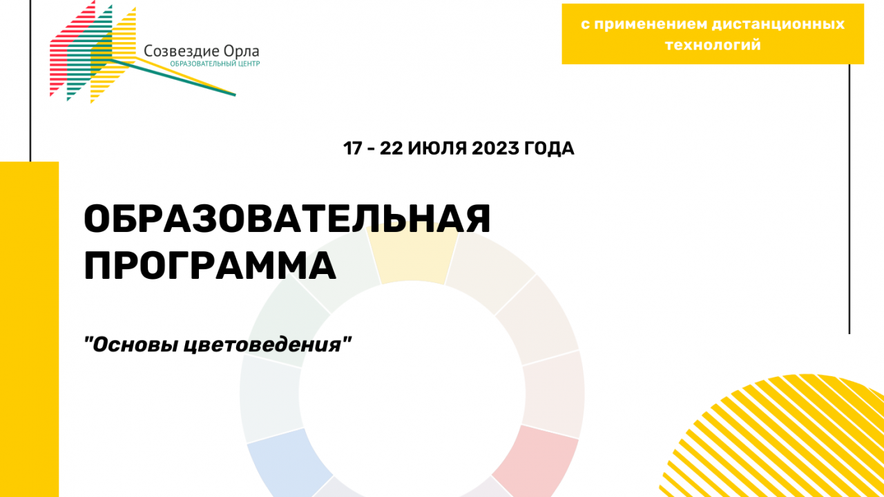 Образовательная программа «Основы цветоведения»