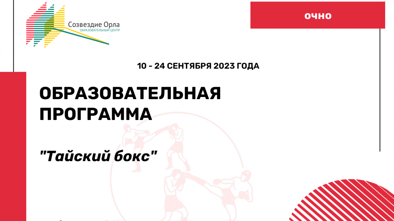Образовательная программа  «Тайский бокс»