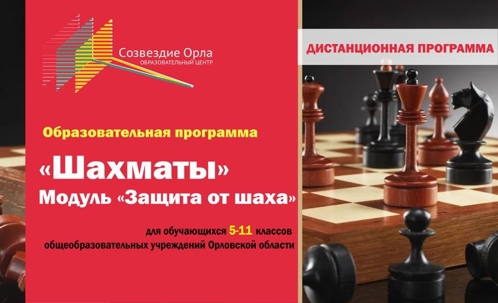 (модуль спортивной подготовки) «Шахматы. Модуль «Защита от шаха»с применением дистанционных технологий